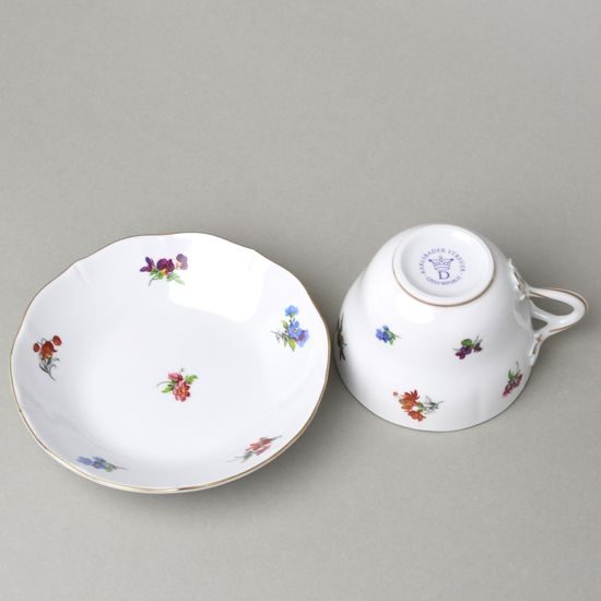 Šálek a podšálek C + C 250 ml / 15,5 cm na čaj, rakouská házenka