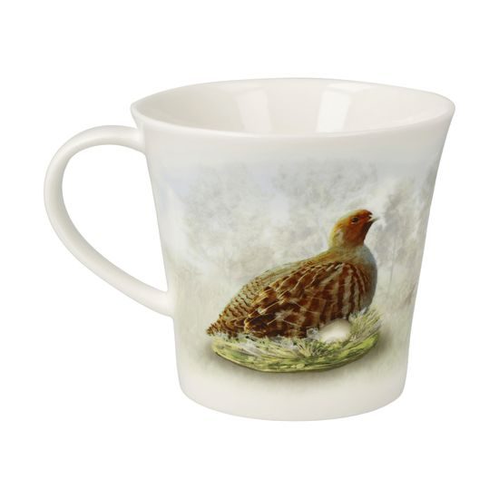 Hrnek Koroptev 350 ml, jemný kostní porcelán, pták roku 2026, Goebel