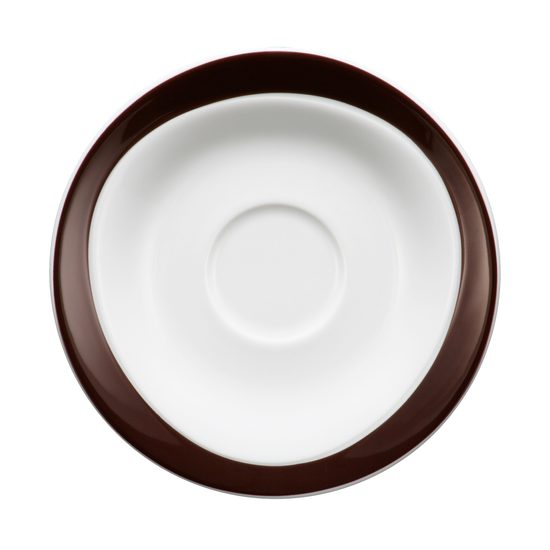 Saucer 16 cm Trio Zartbitter 23602, Seltmann porcelain