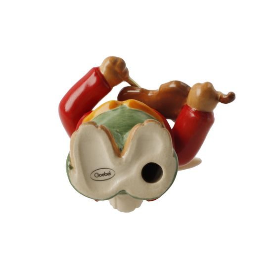 Rabbit figurine Little Violinist 4.5 / 4 / 8cm, stoneware, Goebel