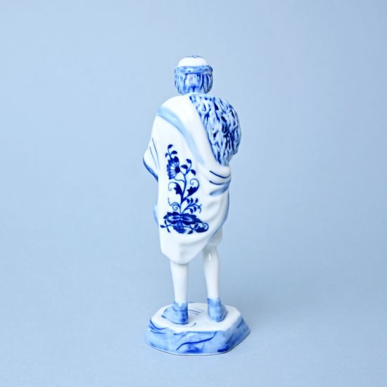 Shepherd with a whistle, 18 x 7 x 7 cm, Original Blue Onion Pattern