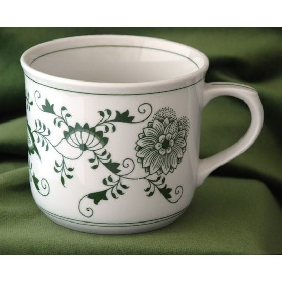 Mug "Warmer" 650 ml, Green Onion Pattern, Cesky porcelan a.s.