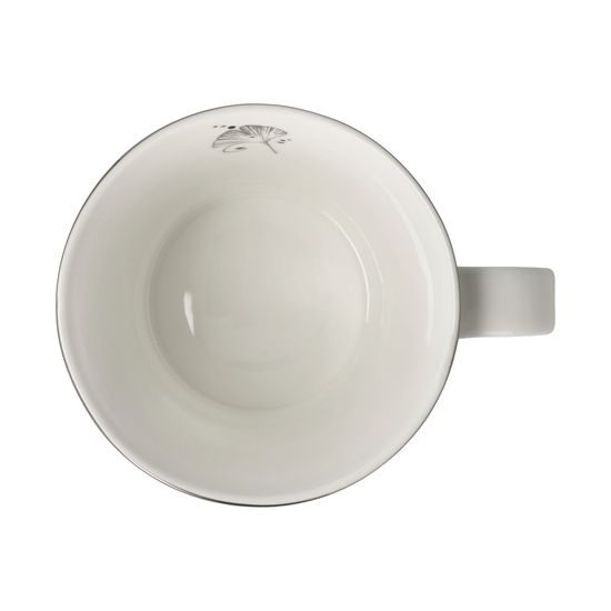 Hrnek 350 ml Ginko - černé, 130 / 10,5 / 9,5 cm, jemný kostní porcelán, Goebel