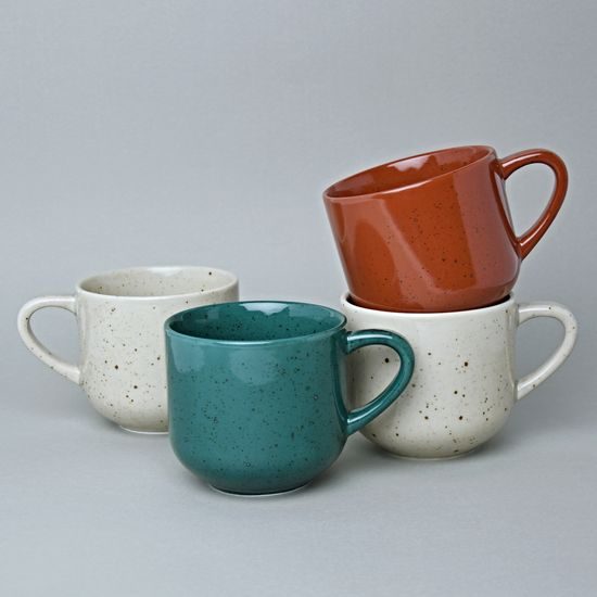 Hrnek 380 ml LIFESTYLE Deeplagoon - tmavě zelená, G. Benedikt 1882