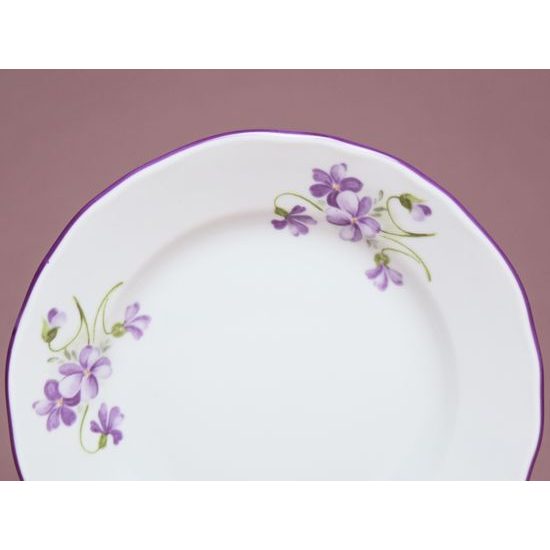 Plate 13 cm, Violet, Cesky porcelan a.s.