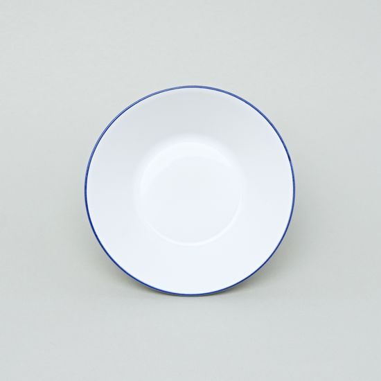 Bowl 16 cm, Thun 1794 Carlsbad porcelain, TOM blue
