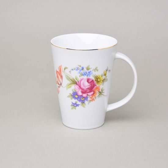 Hrnek Monza 0,35 l, míšeňská růže, Český porcelán a.s.