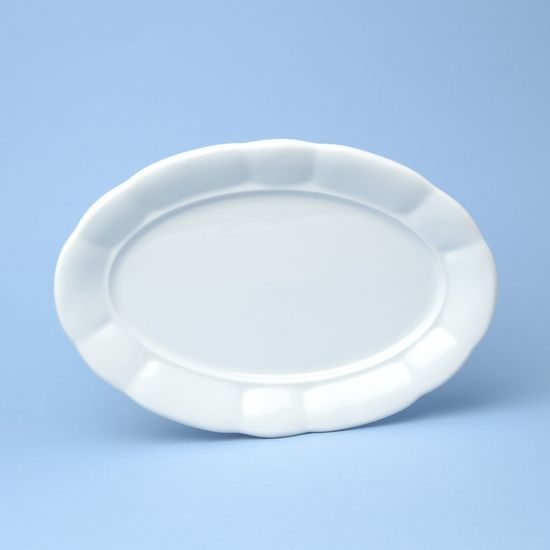 Mísa oválná 32 cm, Benedikt bílý, G. Benedikt 1882