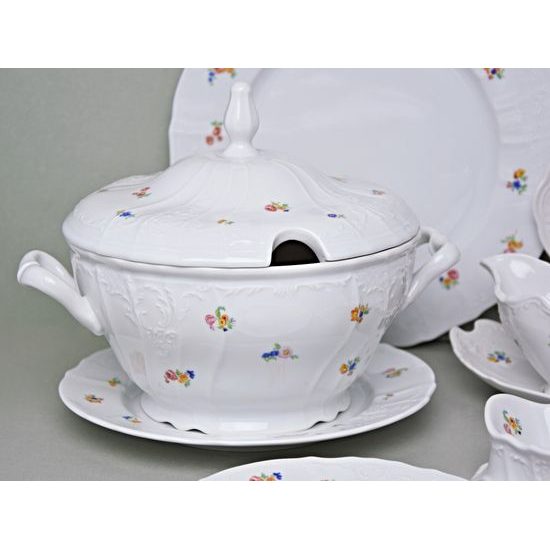 Dining set for 6 persons, Thun 1794 Carlsbad porcelain, BERNADOTTE hazenka