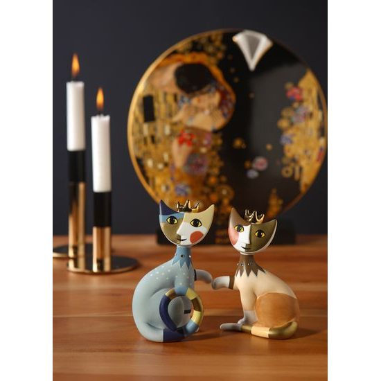 Cat Max il re 9 / 7.5 / 13cm, biscuit china, Cats Goebel R. Wachtmeister