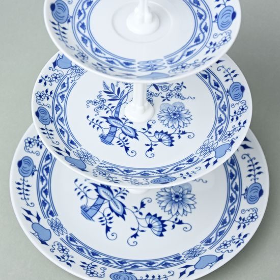 Etažer 3 díl., Henrietta, Thun 1794, karlovarský porcelán