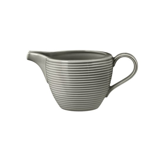 Beat perleťová šedá: Mlékovka 280 ml, porcelán Seltmann