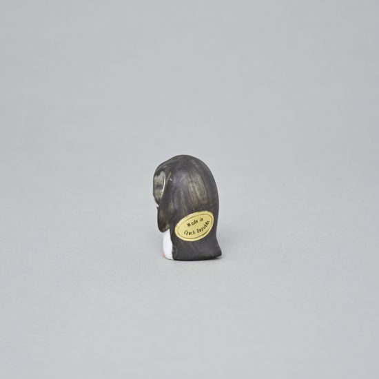 Tučňák na vejci mini 3,5 x 2 x 2,5 cm, Pastel, Royal Dux Bohemia