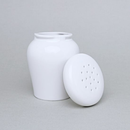 Dóza na moučkový cukr - sypátko 200 ml 10 cm, bílá, Český porcelán a.s.