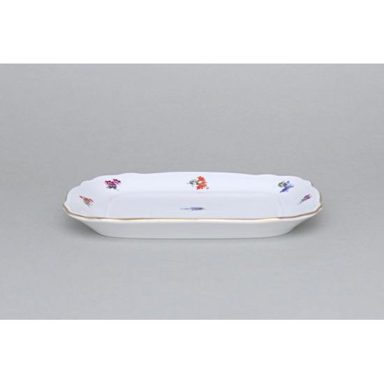 Butter dish for 125 g butter - bottom (platter), Házenka, Český porcelán a.s.