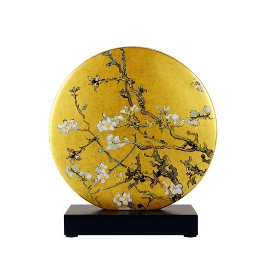 Vase V. van Gogh - Almond Tree Golden, 21 / 6 / 22,5 cm, Porcelain, V. van Gogh, Goebel