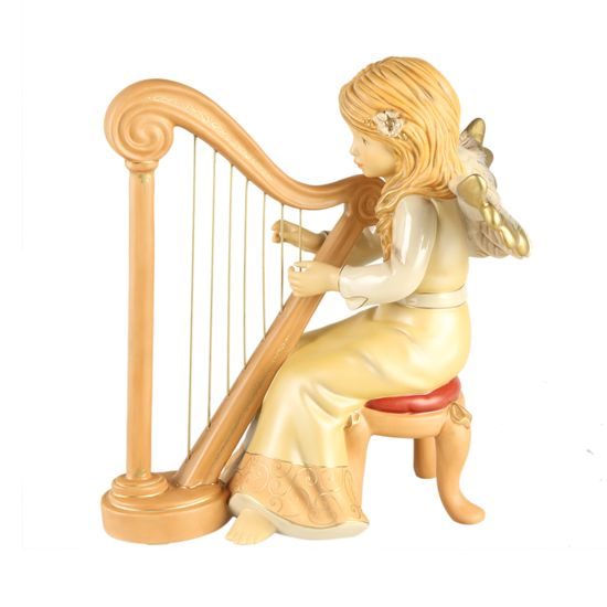 Angel Gentle Melody 34,5 / 27 / 36 cm, stoneware, Goebel