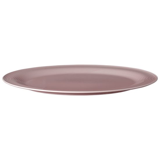 Beat old rose: Oval plate 35 x 28 cm, porcelain Seltmann