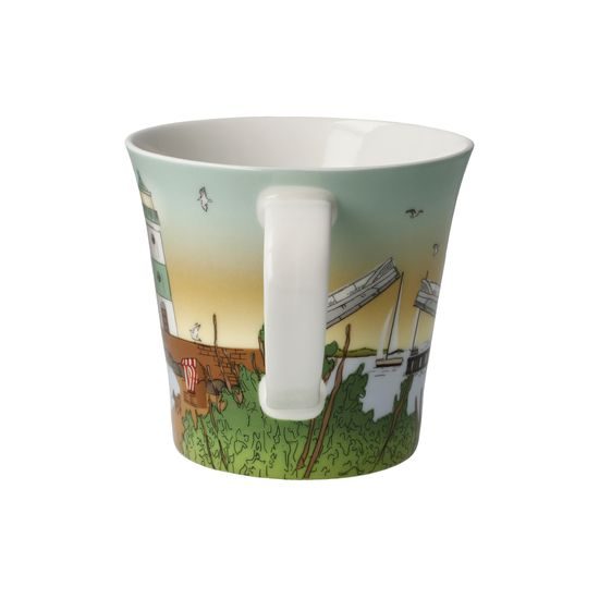 Mug 350 ml Schlei 13 / 10 / 9,5 cm, Scandic home, fine bone china, Goebel