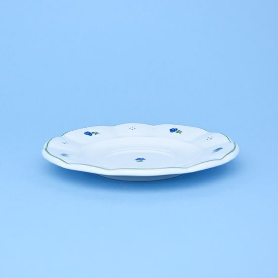 Saucer 17 cm, Benedikt blue flowers, G. Benedikt 1882