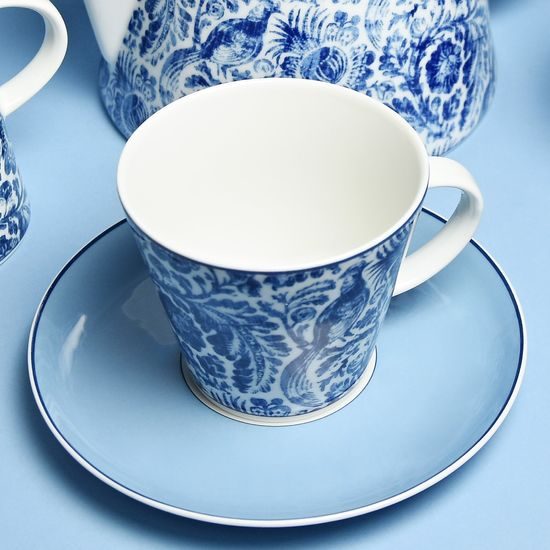 Cup 150 ml coffee and saucer 150 mm, Thun 1794, karlovarský porcelán, TOM 30041