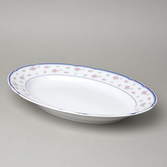 Mísa oválná 32 cm, Thun 1794, karlovarský porcelán, ROSE 80283