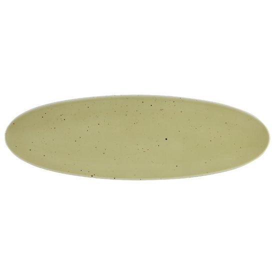 Platter oval 33 x 18 cm, Life Olive 57012, Seltmann Porcelain