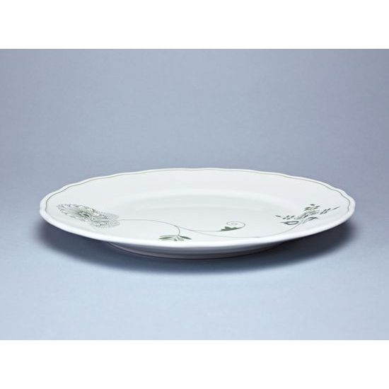 Plate dinning 26 cm, ECO green onion