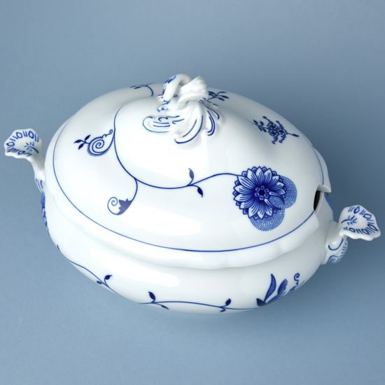 Soup tureen 3 l 3,00 l, Eco blue onion pattern, Český porcelán a.s.