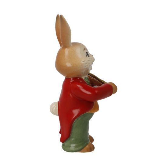 Rabbit figurine Little Violinist 4.5 / 4 / 8cm, stoneware, Goebel