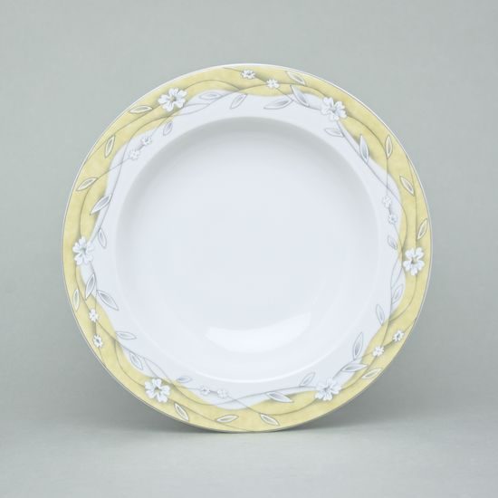 SYLVIE 80247: Talíř hluboký 22 cm, Thun 1794, karlovarský porcelán