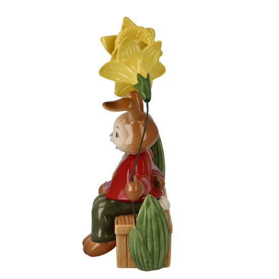 Figurka zajíčků Náš malý svět 15 / 7 / 18,5 cm, kamenina, Goebel