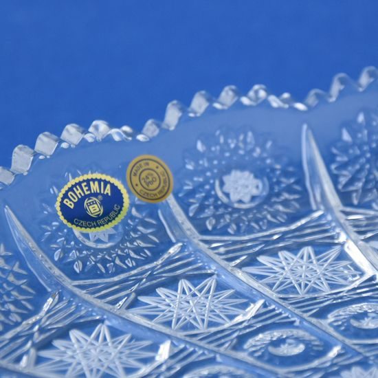 Talíř / mísa kulatá plochá 31 cm, brus 500pk, Bohemia Crystal