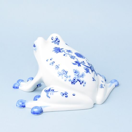 Frog 25 x 21 x 13 cm cm, Original Blue Onion pattern