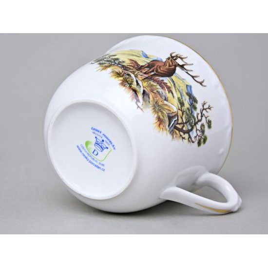 Cup (mug) R 0,25 l, Hunting, 4 pcs., Cesky porcelan a.s.