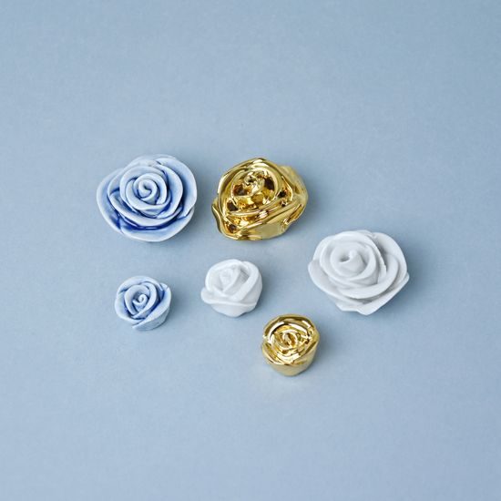 Dekorační růžička na stůl mini, 1,5-2 cm, Modrá, Cibulák, originální z Dubí