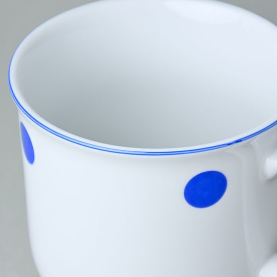 Mug Warmer 0,65 l, blue dots + blue line, Český porcelán a.s.