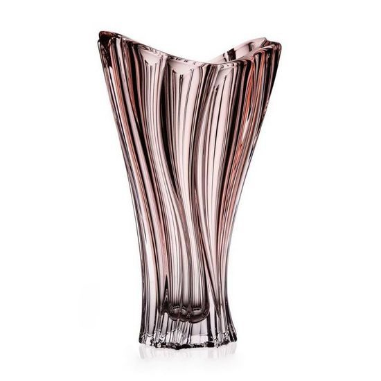 Crystal Vase Plantica, Pink 32 cm, Aurum Crystal