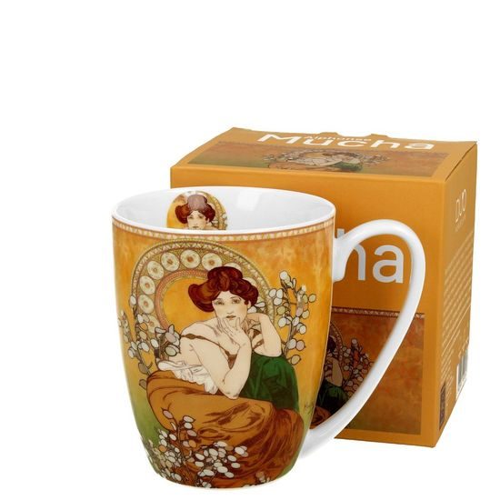 Hrnek 380 ml, Topaz, A. Mucha, porcelán DUO