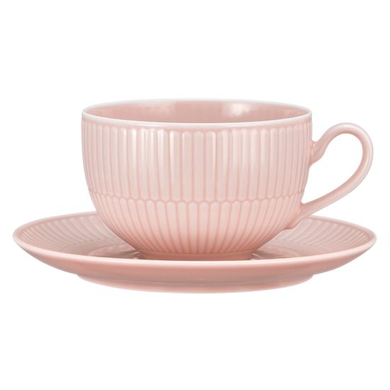 Cup 350 ml + saucer 16 cm breakfast, Amina Rose, Seltmann porcelain