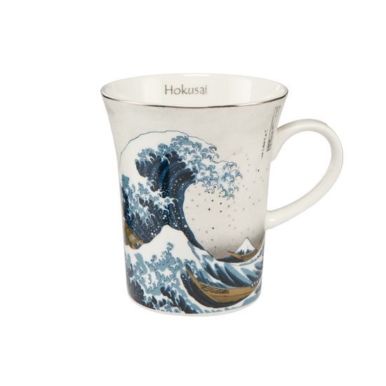 Hrnek Velká vlna 11 cm / 0,4 l, porcelán, K. Hokusai, Goebel Artis Orbis