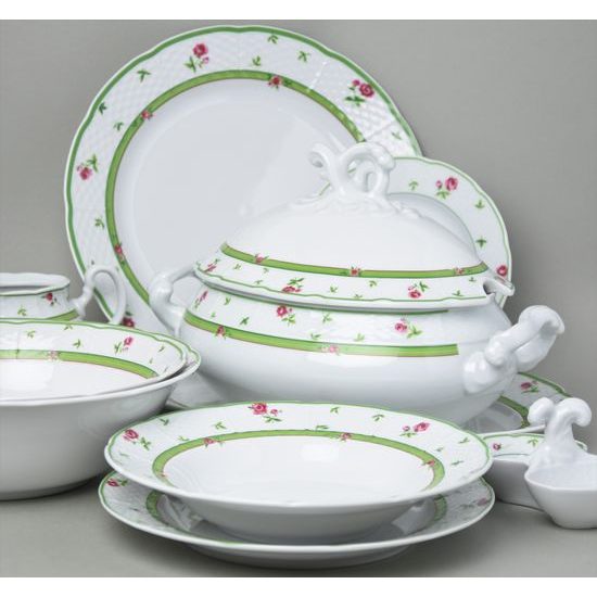 Dining set for 6 persons, Thun 1794 Carlsbad porcelain, MENUET 80289