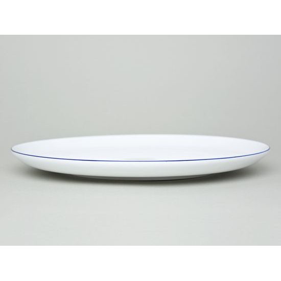 Talíř klubový 30 cm, Thun 1794, karlovarský porcelán, TOM modrý