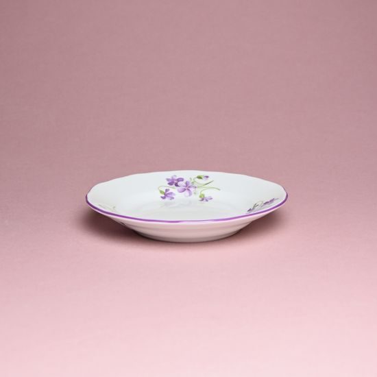 Plate 13 cm, Violet, Cesky porcelan a.s.