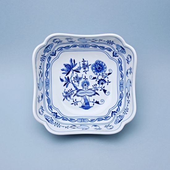 Mísa salátová čtyřhranná vysoká 21 cm, Cibulák, originální z Dubí