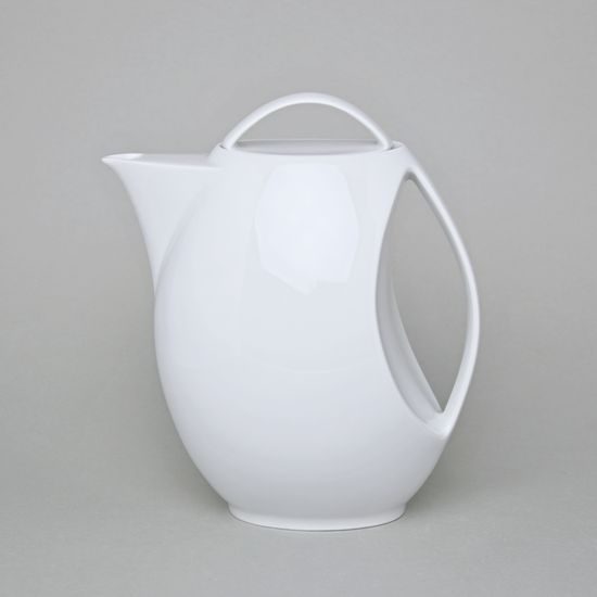 Víčko ke konvi kávové 1,3 l, Thun 1794, karlovarský porcelán, Loos nedekor