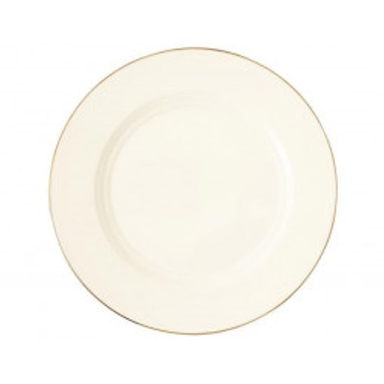 Platter round 31 cm, Saphir Diamant oro 4159, Tettau Porcelain