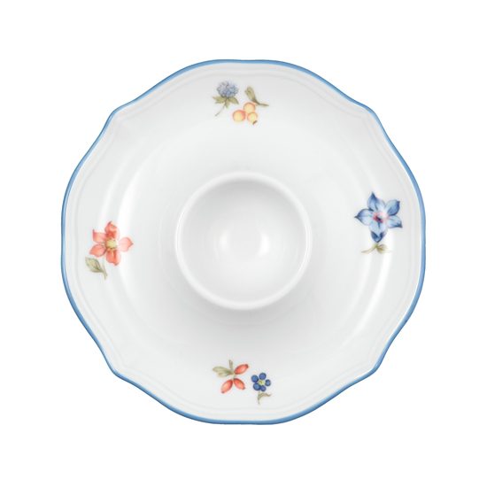 Talířek na vejce, Sonate 34032 házenka, porcelán Seltmann