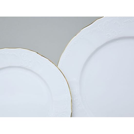 Dining set 25 pcs., Thun 1794 Carlsbad porcelain, BERNADOTTE gold line