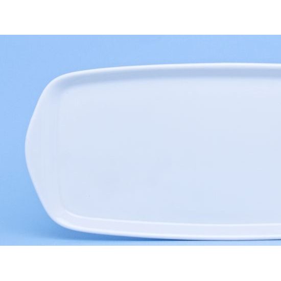 Podnos 35 cm, Angelika bílá, Thun 1794, karlovarský porcelán